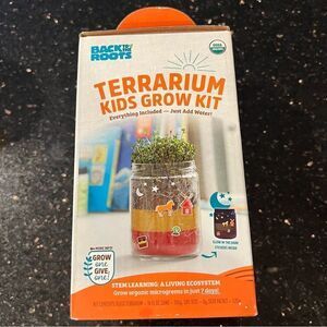 🍭6/$30 New BACK TO THE ROOTS Terrarium Kids Grow Kit